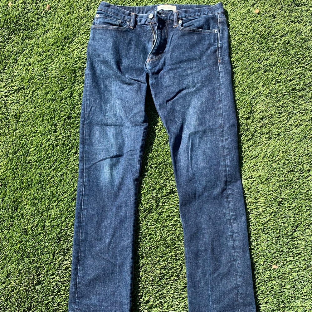 GAP Men's Dark Blue Straight Jeans